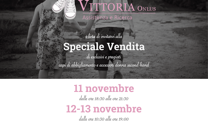 Invito Vendita Associazione Vitotria Onlus